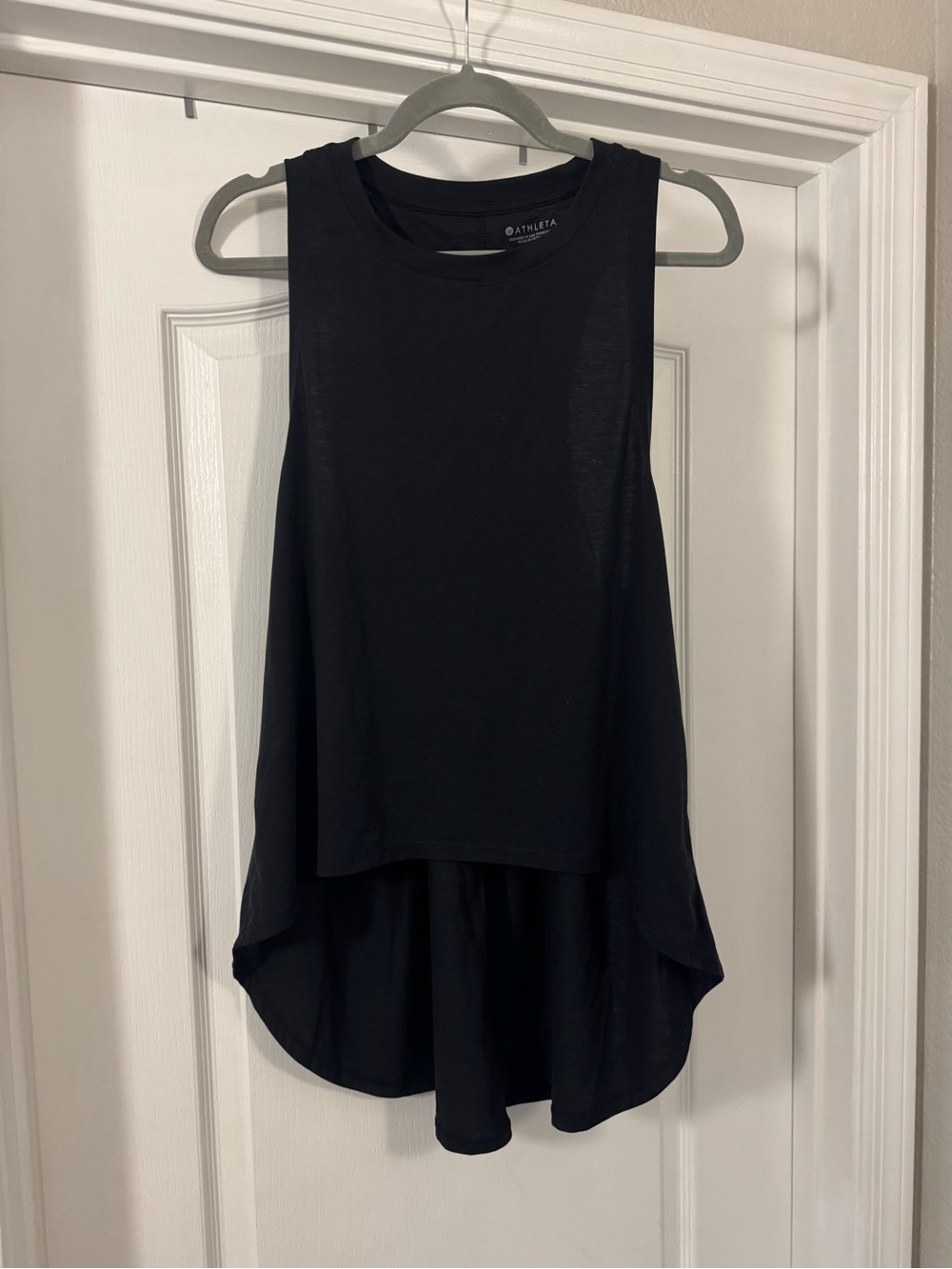 Athleta Black High-Low Tank Top - Picture 2 of 10
